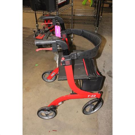 Regular maintenance and timely replacement of these parts contribute to the overall reliability and performance of your VA Model F22 GV974 Standard Height Nitro Walker by Drive, ensuring it remains a reliable mobility aid. . F22 walker